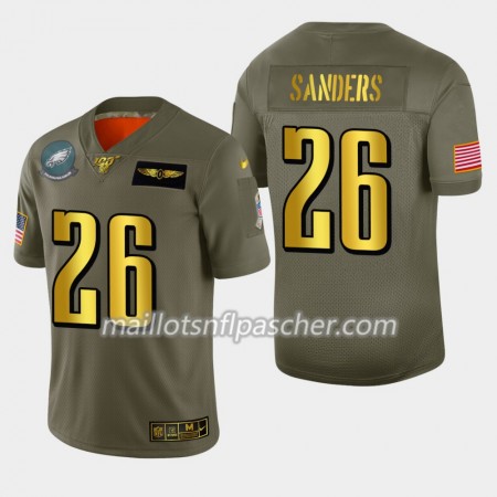 Maillot Philadelphia Eagles Miles Sanders 26 Nike 2019 Salute to Service 100th - Homme